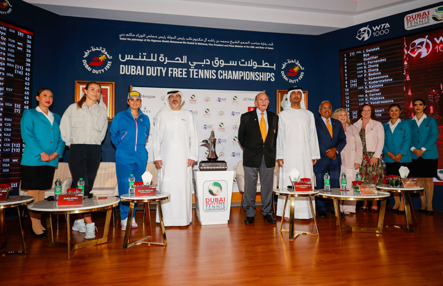 Grand Slam Stars Set To Collide After Draw Ceremony For Dubai Duty Free