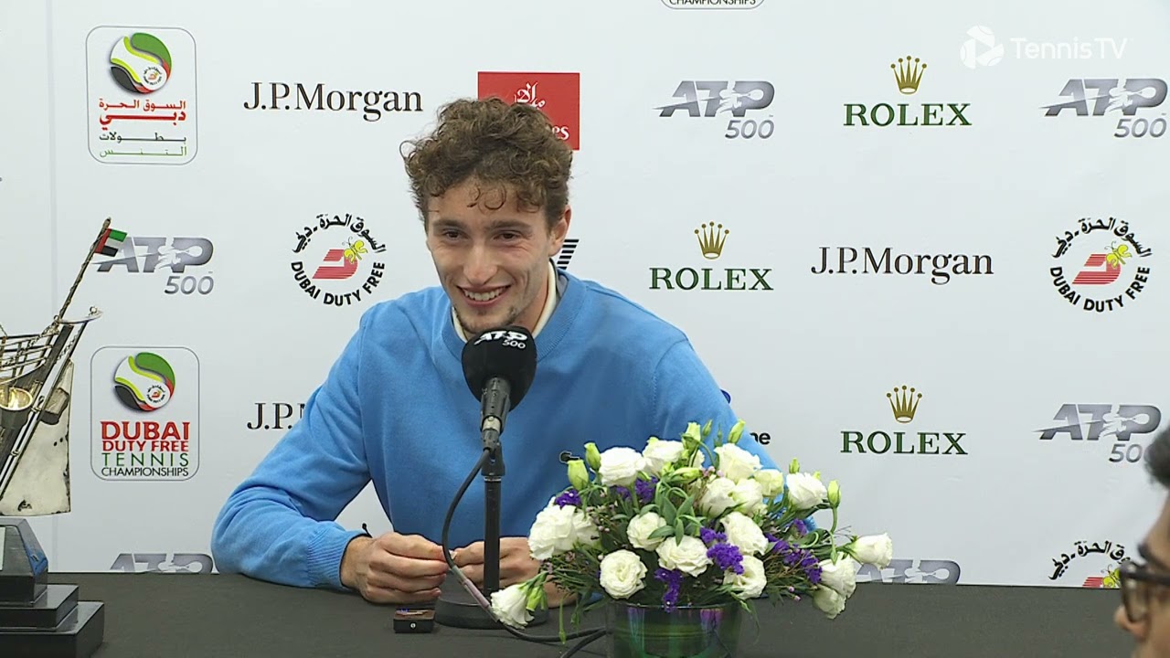 Ugo Humbert Finals Press Conference 2024 Dubai Duty Free Tennis