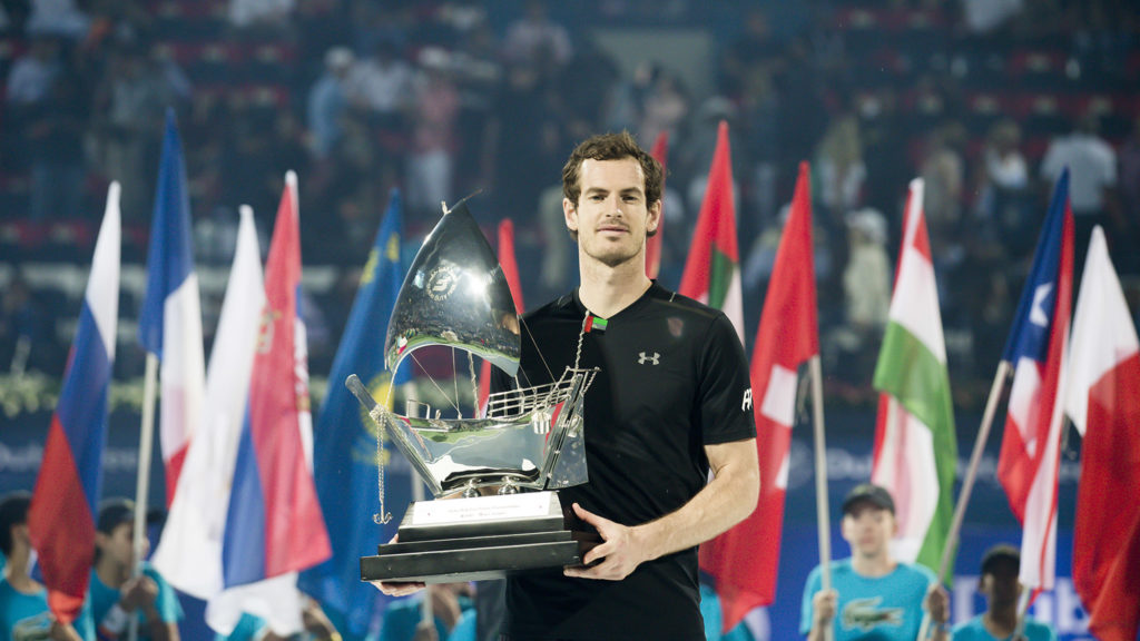 Andy Murray wins in Dubai 2017