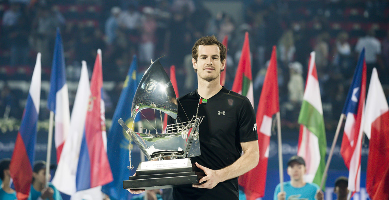 Andy Murray wins in Dubai 2017