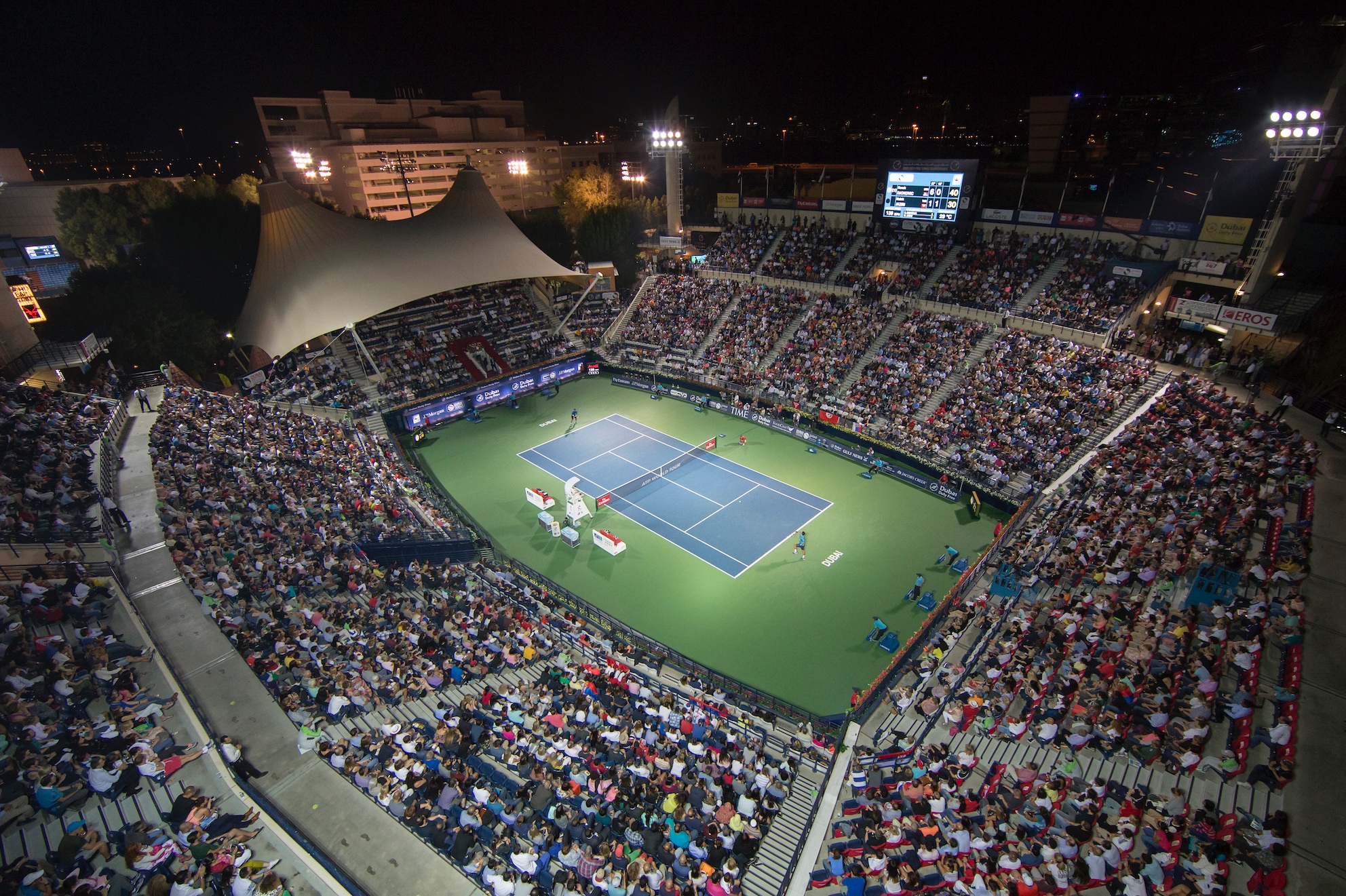 Dubai Tennis Champs on X: Full house view 🤩 #DDFTennis #ATP @atptour   / X