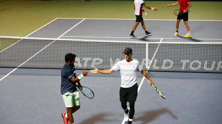 Dubai Tennis - Paes and Cerretani