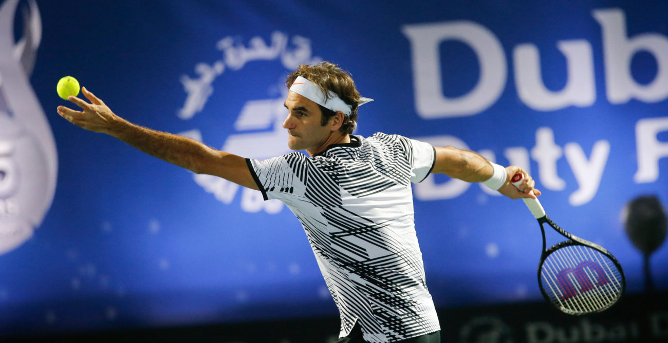 Dubai Tennis 2017 Roger Federer