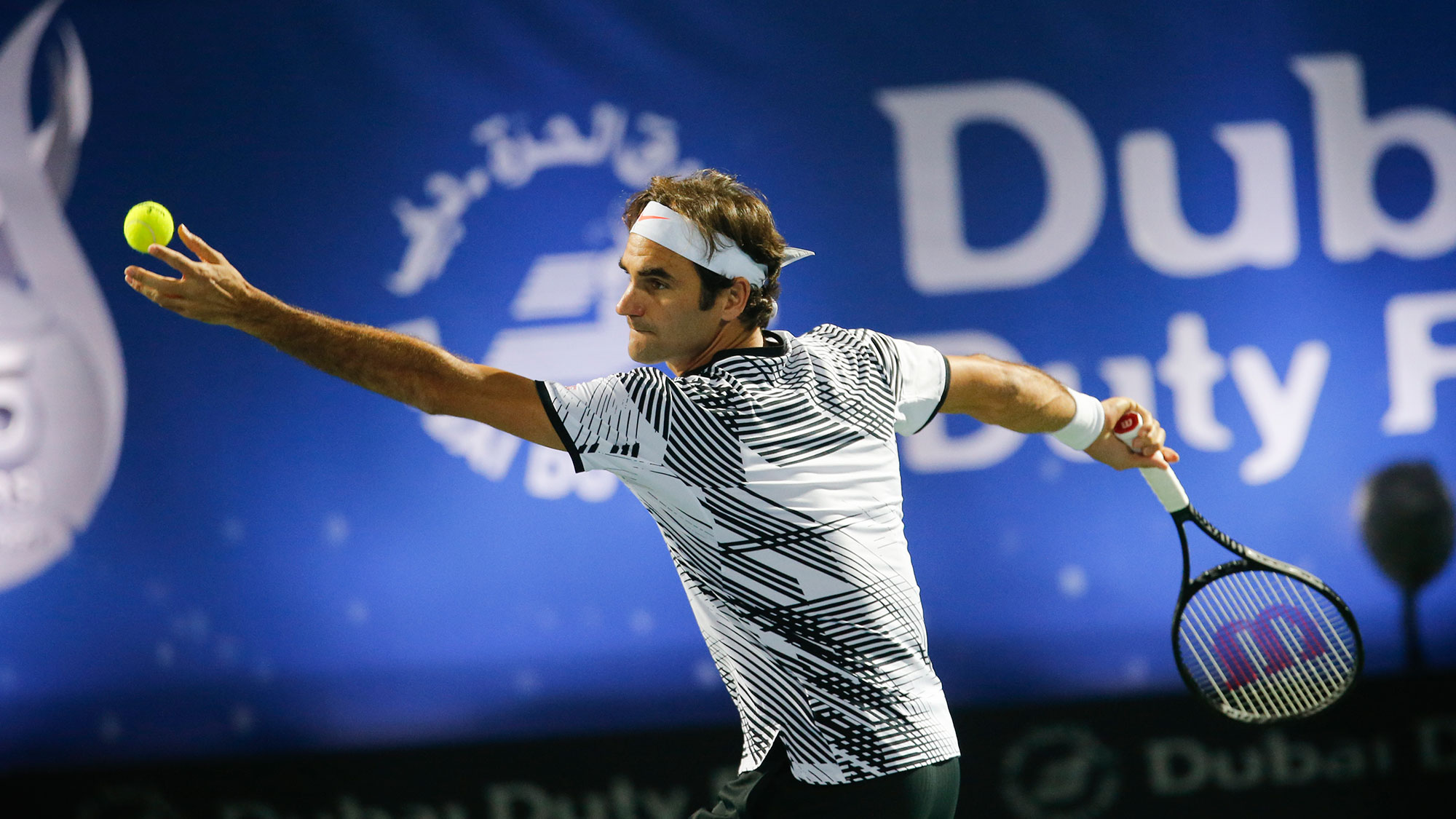 Dubai Tennis 2017 Roger Federer