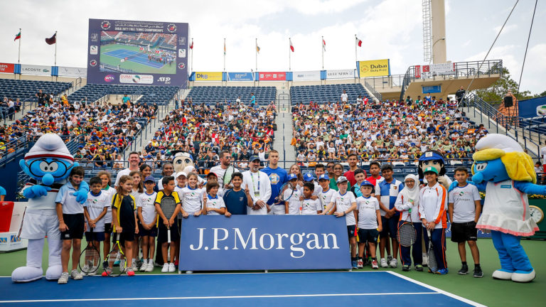 Photo of ATP J.P. Morgan Kids' Day