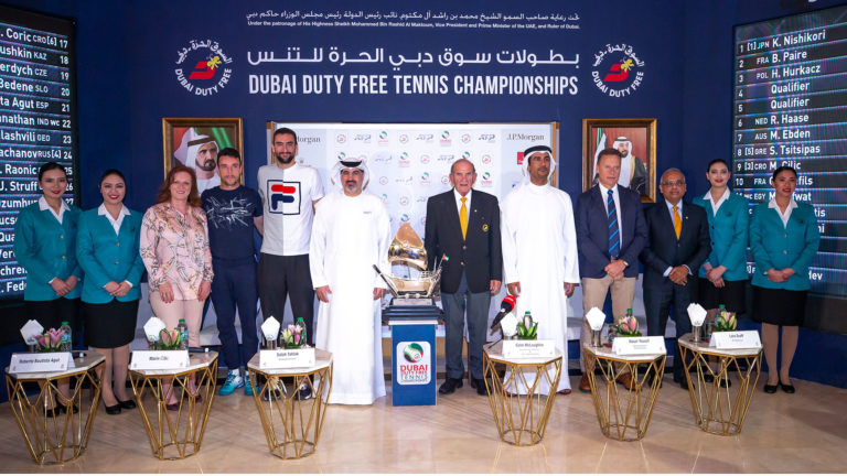 Photo from Dubai 2019 men's week draw ceremony