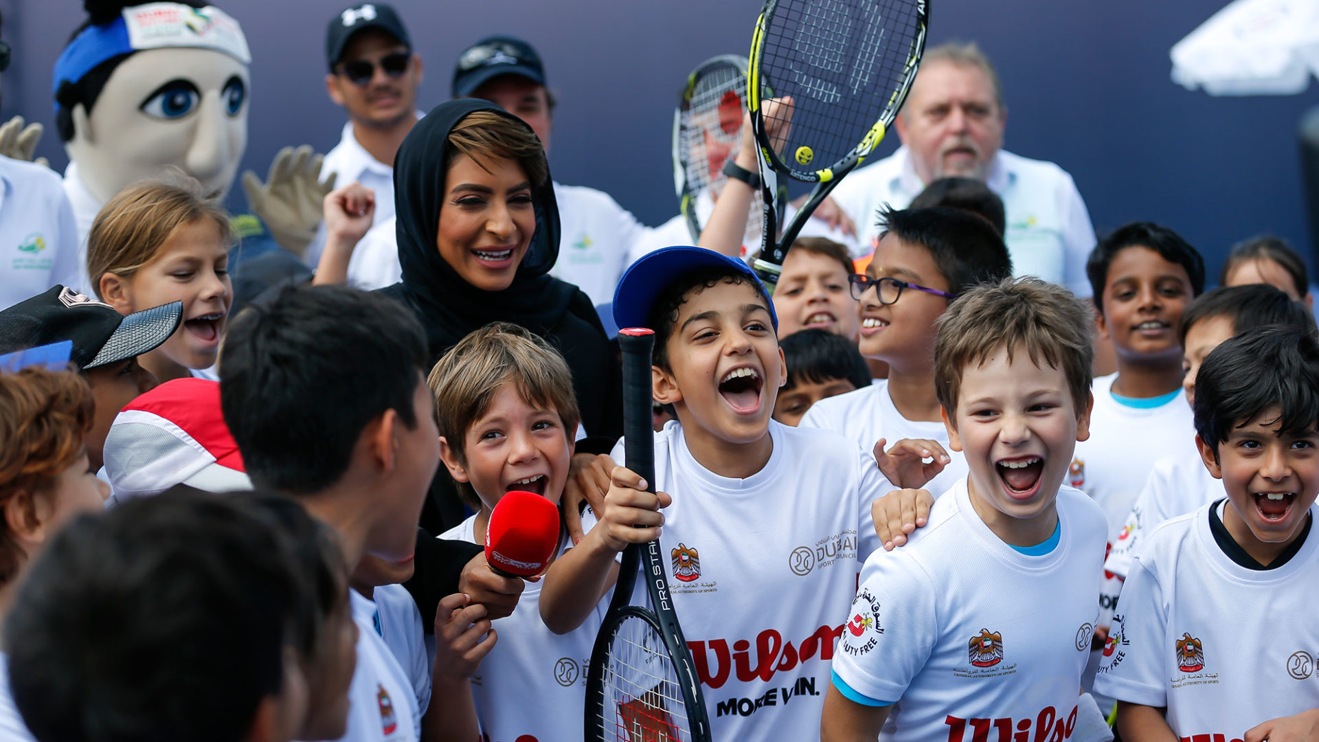 Young Tennis Stars Enjoy Tennis Emirates Clinic - Dubai ...