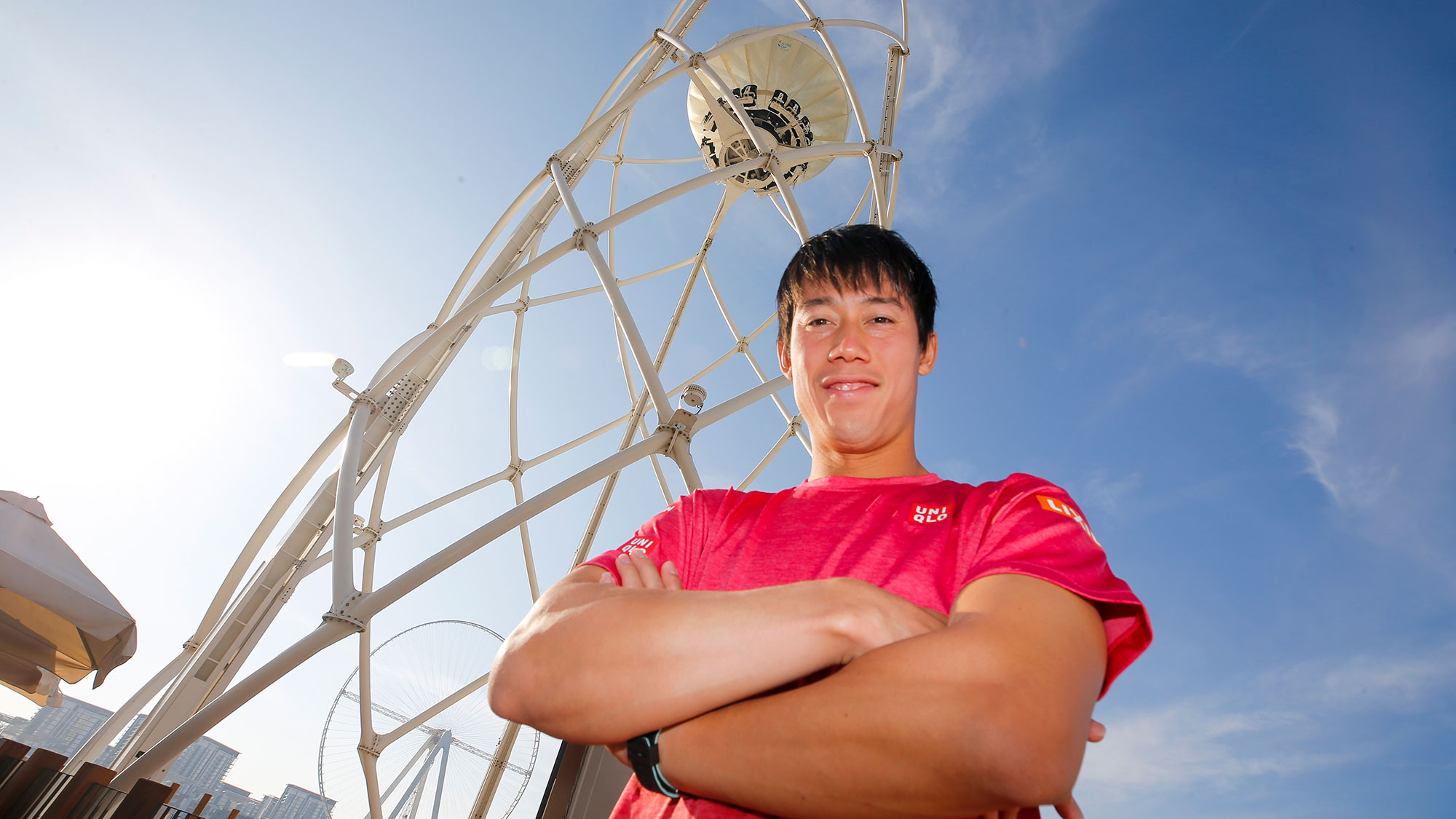 Flying High With Kei Nishikori - Dubai Duty Free Tennis Championships