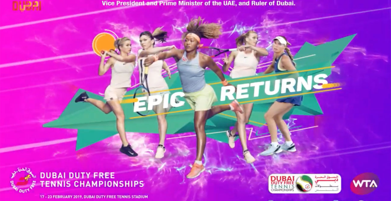 Photo of poster for 2019 Dubai Duty Free Tennis Championships women's week