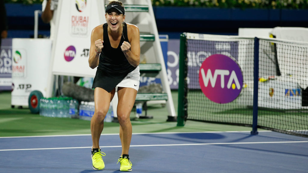 Belinda Bencic Upsets Petra Kvitova To Win Dubai Duty Free Tennis Championships Title Dubai Duty Free Tennis Championships