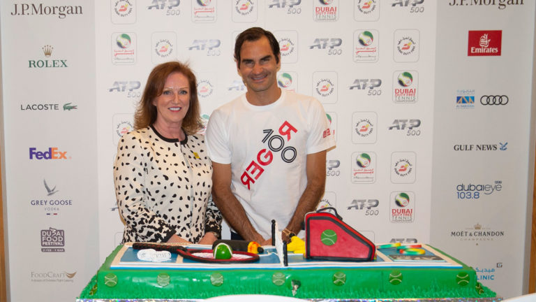 Sinead El Sibai Roger Federer