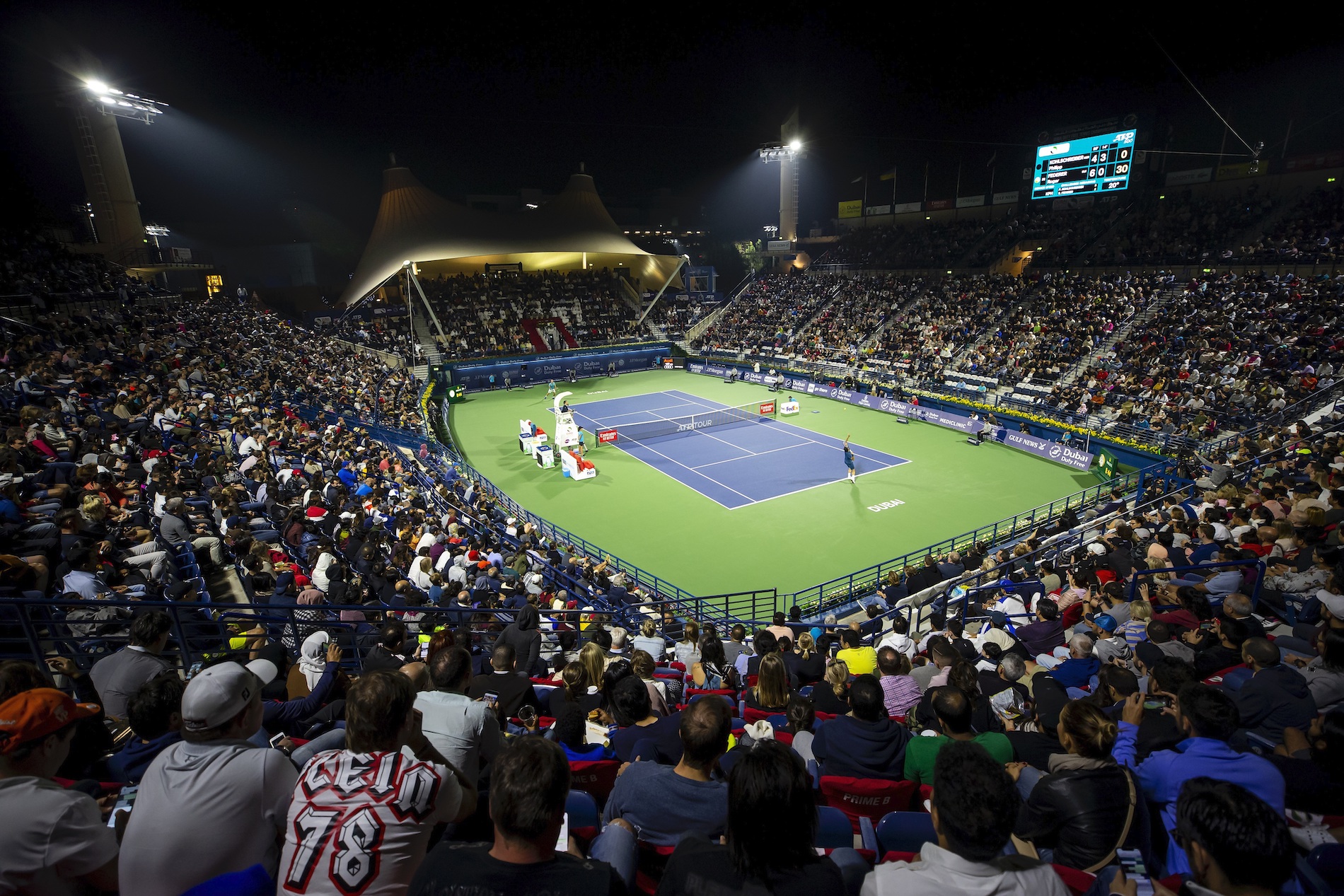 Garbine Muguruza Tennis - Dubai Tennis Championships 2022 - Dubai - WTA -  Dubai Duty Free Tennis Stadium - United Arab Emirates - 2022