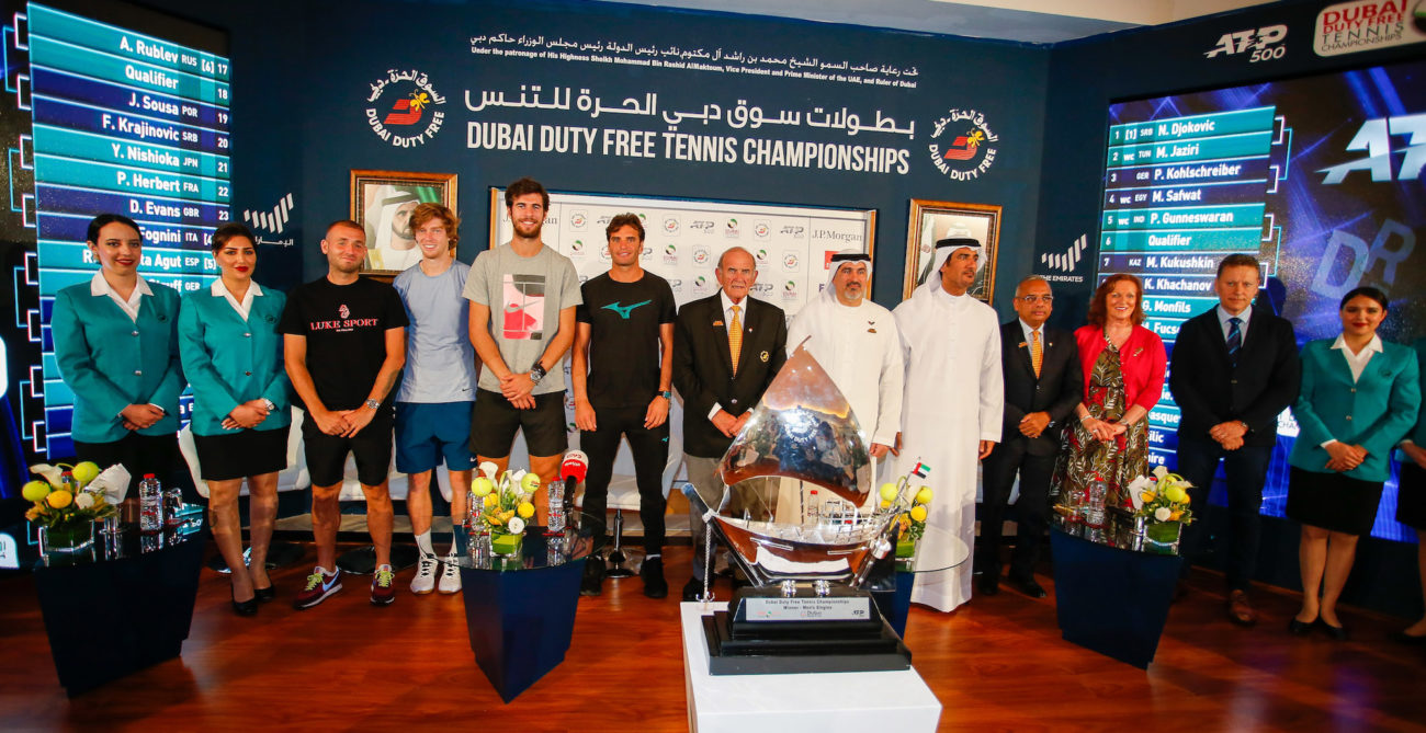 Draw confirmed for 2023 Dubai Duty Free Tennis Championships including  return of Djokovic, Rublev, Medvedev and Zverev