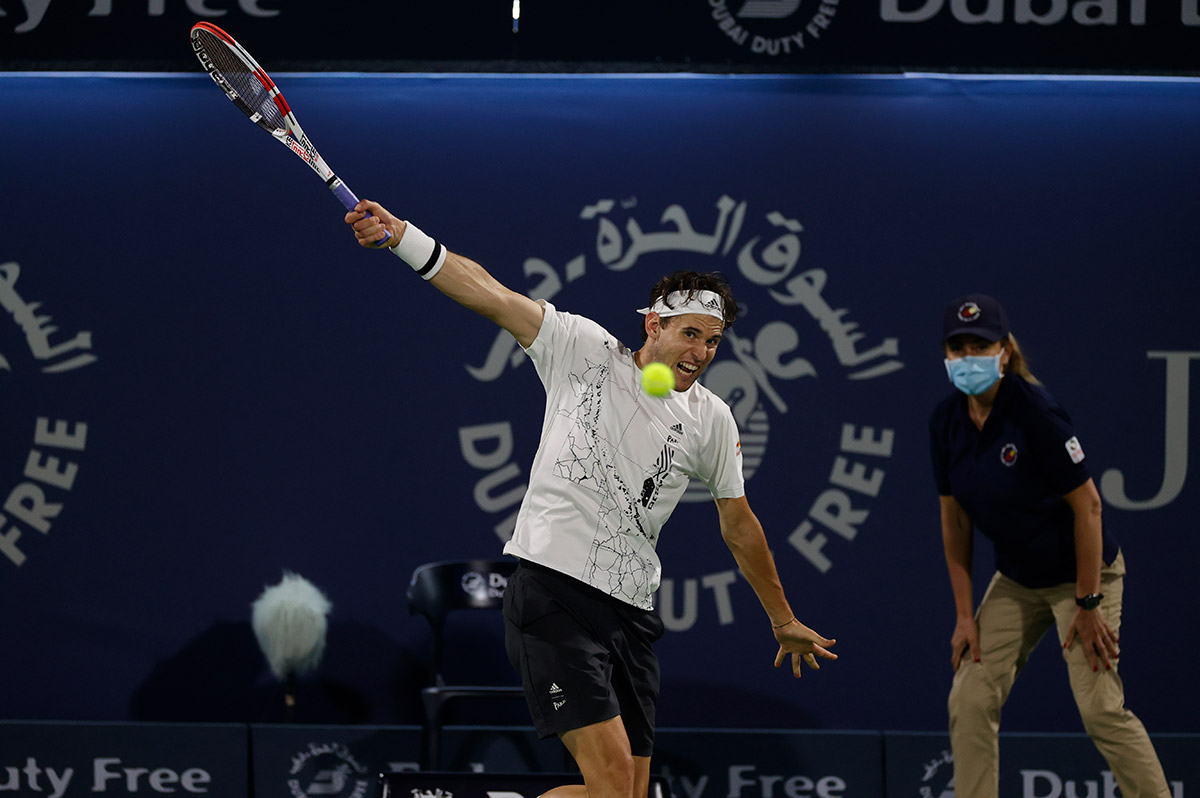 Dubai Championships: Tennis 2021: Dominic Thiem vs Lloyd Harris