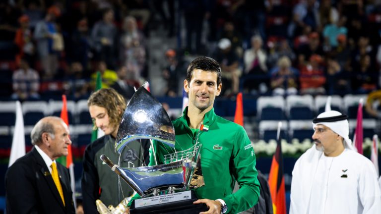 Djokovic 2020 Singles Champion Dubai