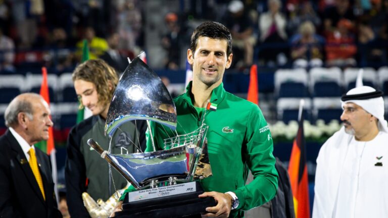 Djokovic 2020 Singles Champion Dubai