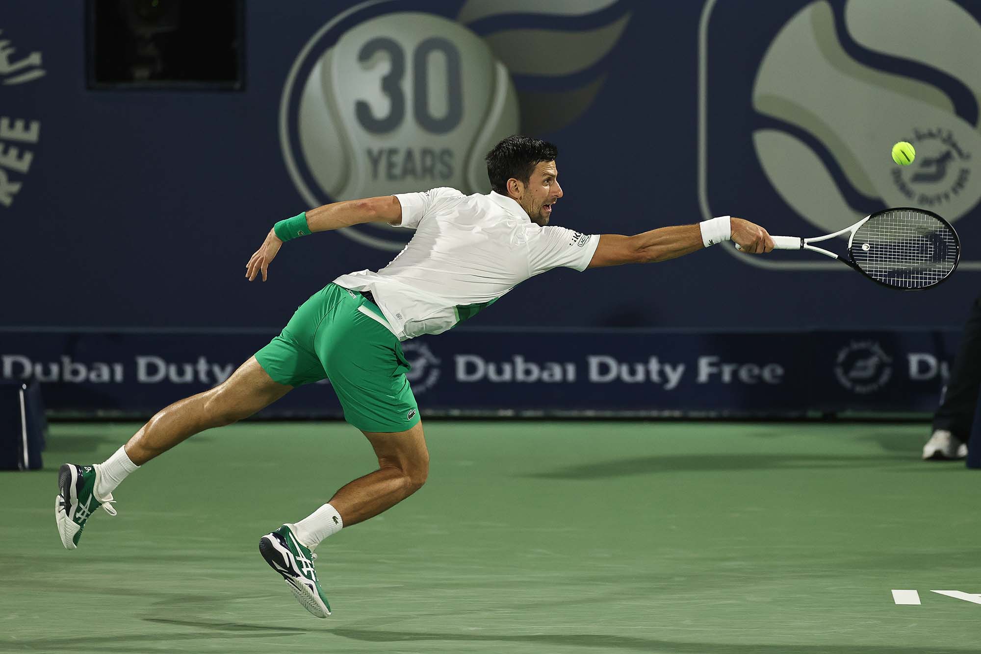 Novak Djokovic Advances At Dubai Duty Free Tennis Championships Dubai