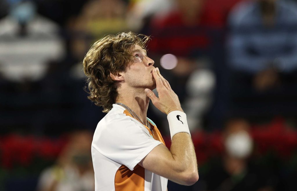 Andrey Rublev wins 2022 Dubai Tennis Championships