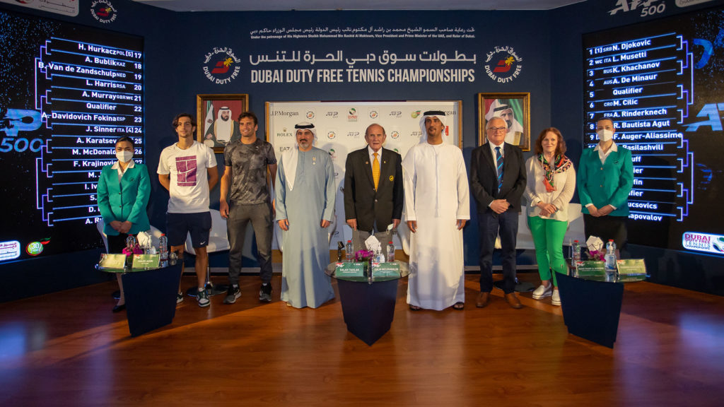 Novak Djokovic Heads ATP Draw At Dubai Duty Free Tennis Championships