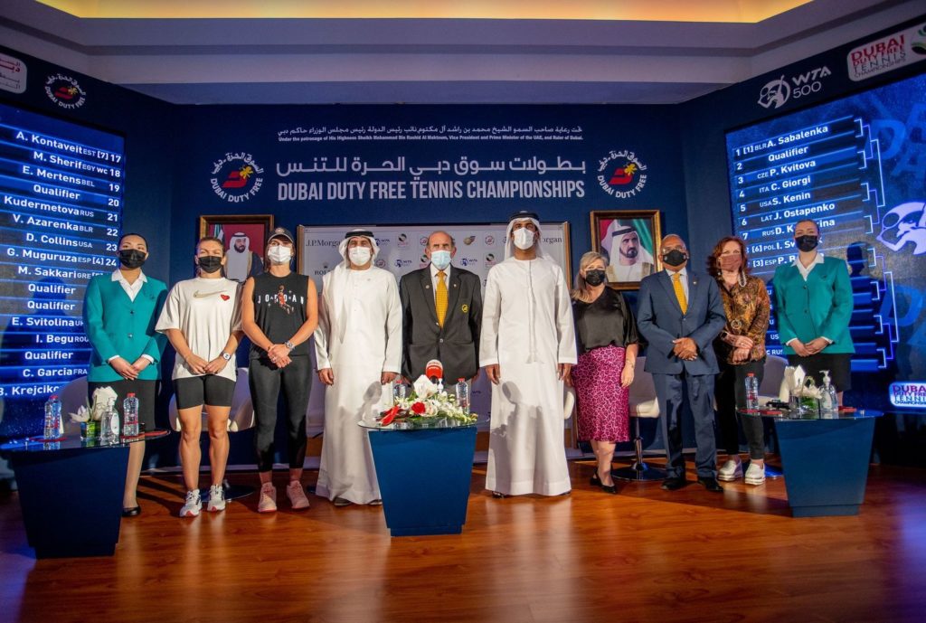 Draw 2022 Dubai Duty Free Tennis Championships including Sabalenka, Badosa,  Muguruza, Sakkari and Swiatek