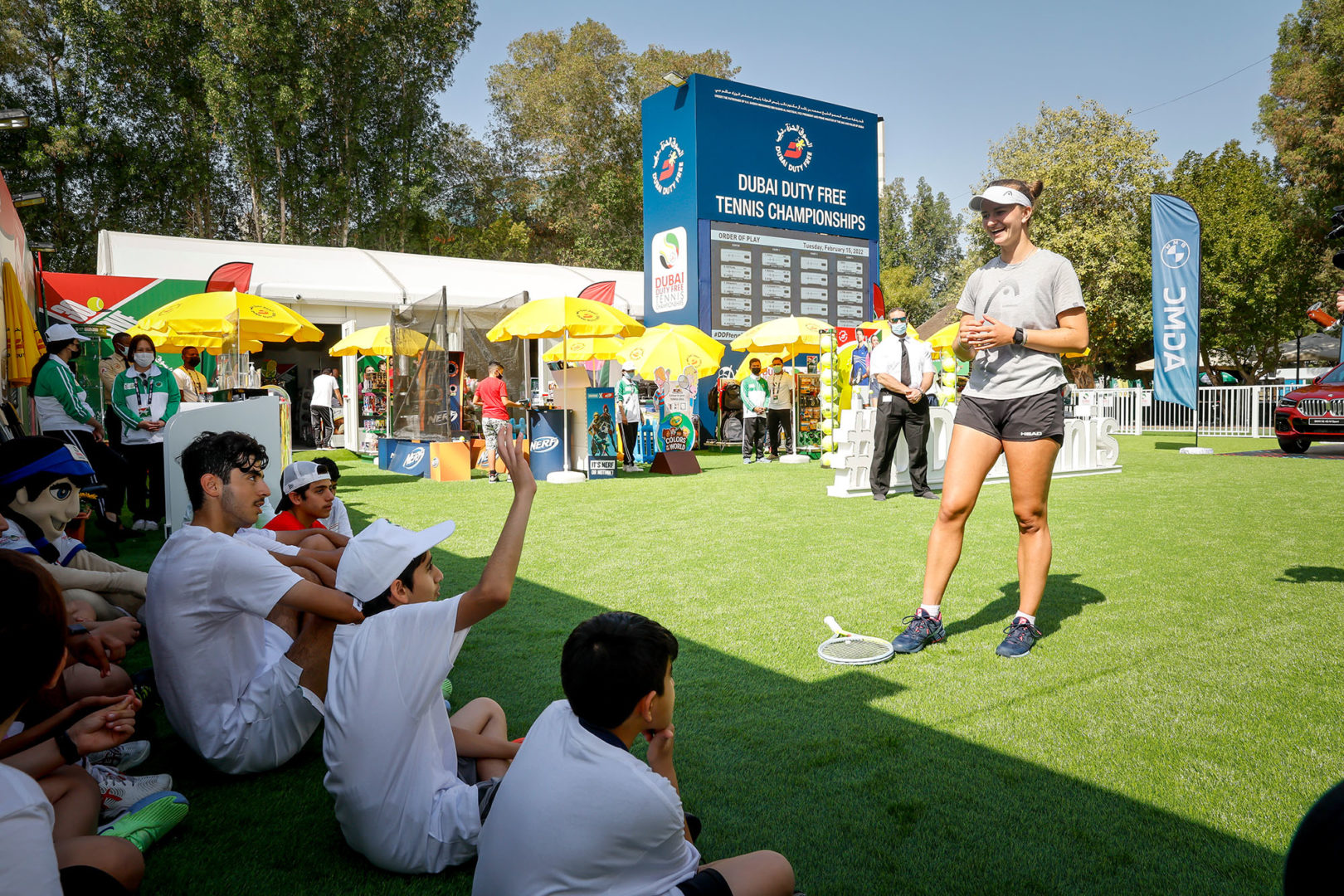 Young Emirati talent learn from the best at Dubai Duty Free Tennis