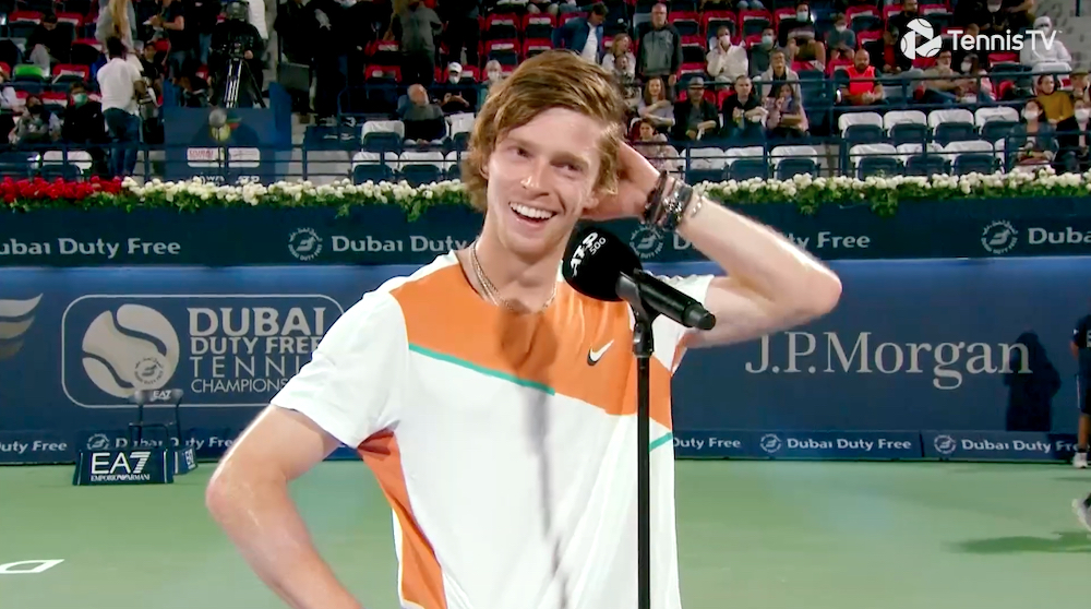 ATP roundup: Andrey Rublev avoids early upset in Dubai