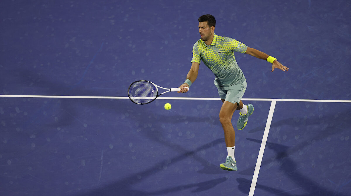 Dubai Tennis Championships 2023: Novak Djokovic hits practice