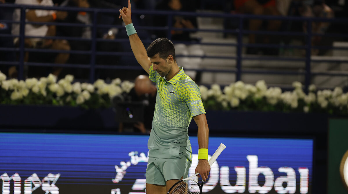 Highlights Novak Djokovic wins thriller over Tomas Machac in R1 of 2023 Dubai Duty Free Tennis Championships
