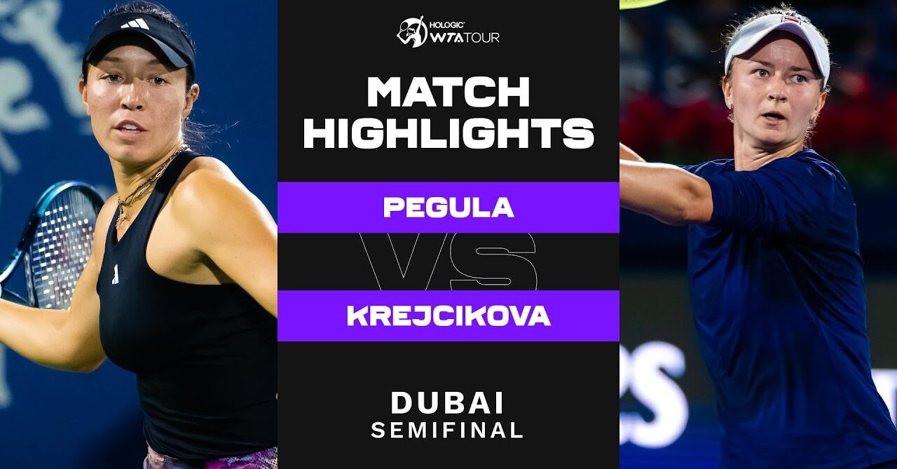 Jessica Pegula Tennis Dubai Tennis Championships 2023 WTA Dubai