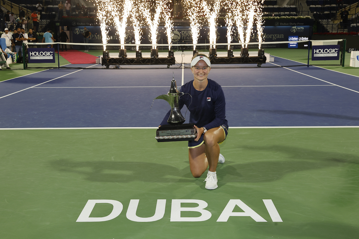 In pics: Dubai Duty Free Tennis WTA Championships - Xinhua