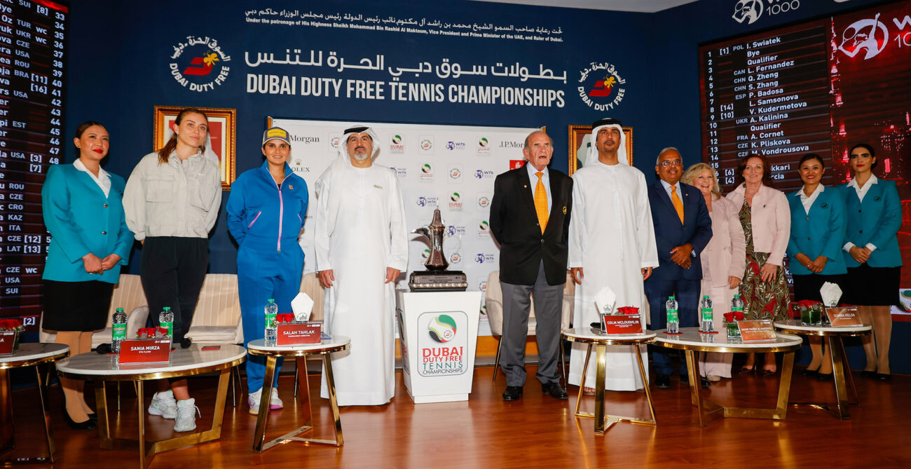 Finishing touches: Dubai Duty Free Tennis Stadium is resurfaced and ready  to welcome the world - Dubai Duty Free Tennis Championships