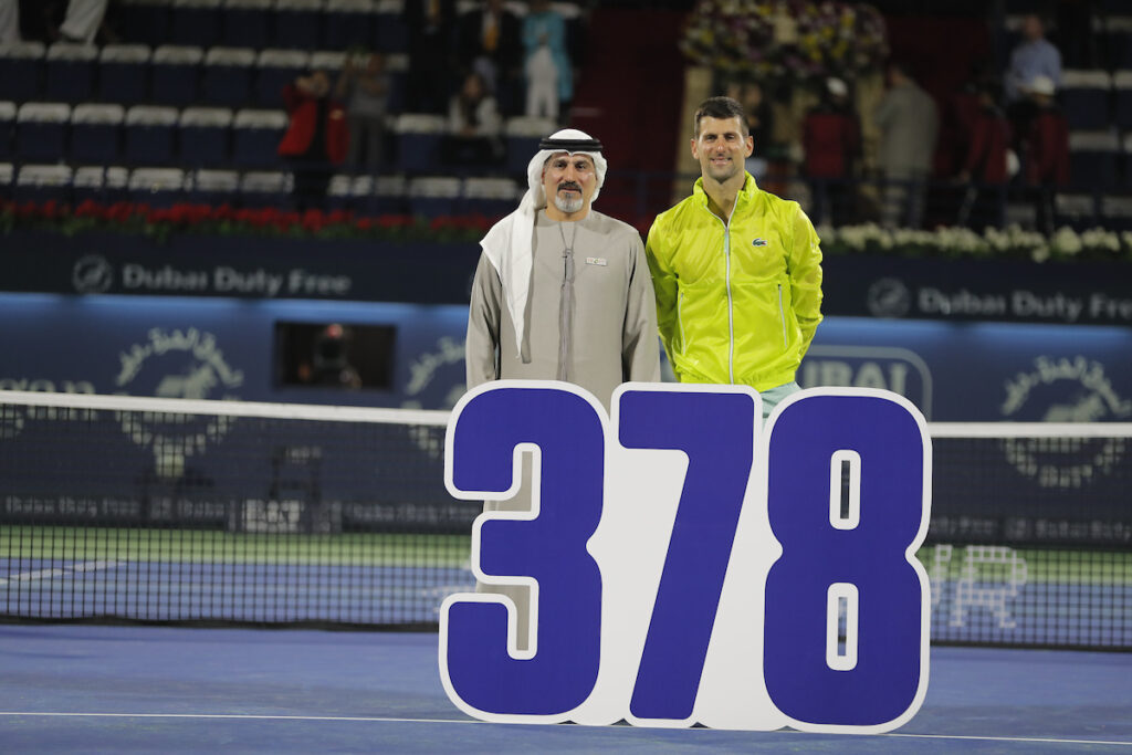 Novak Djokovic wins his first match of 2022 in Dubai