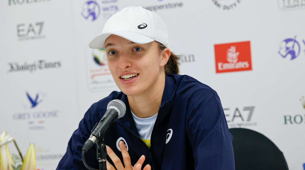 Iga Swiatek QF Press Conference 2024 Dubai Duty Free Tennis