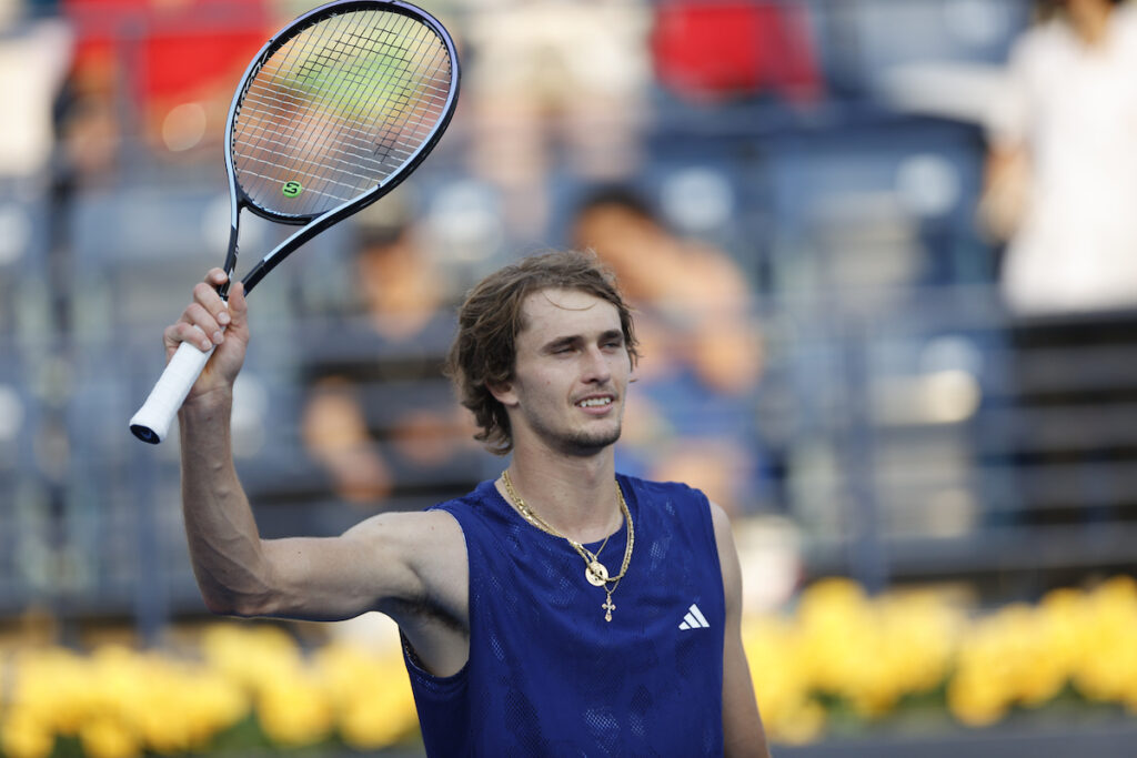 DUBAI, UAE, 4th March 2023. 2022 champion Andrey Rublev in action