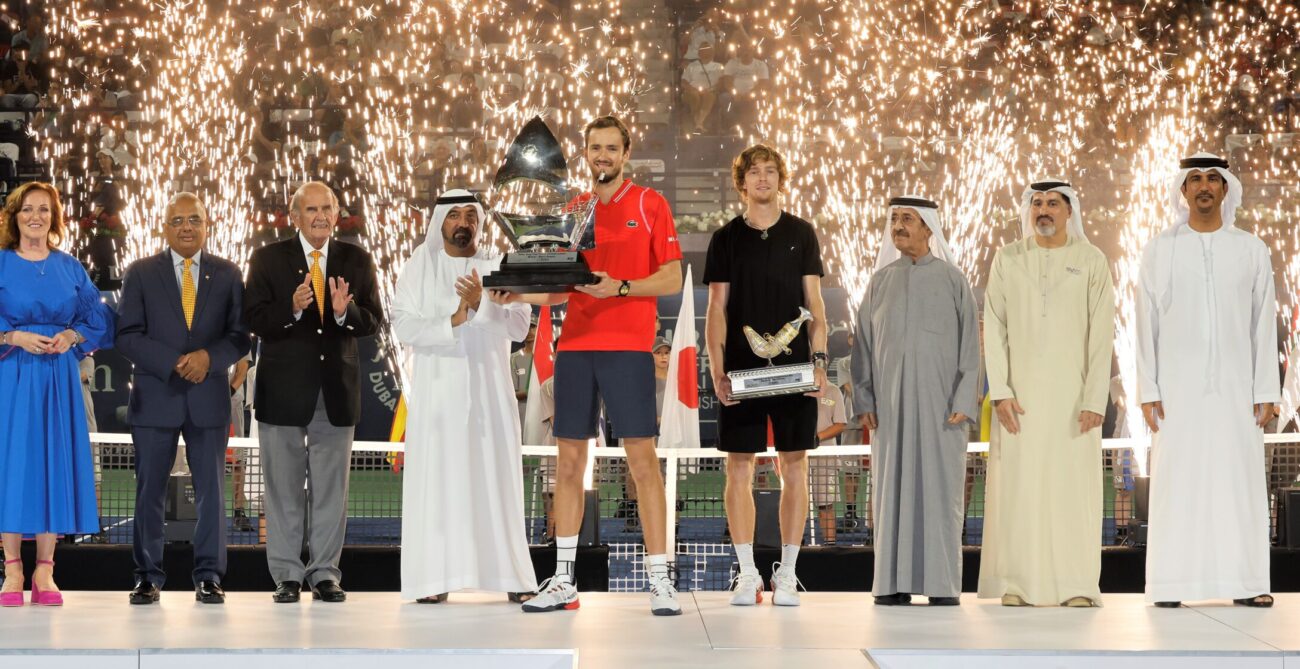 Dubai Tennis Champs on X: Full house view 🤩 #DDFTennis #ATP @atptour   / X