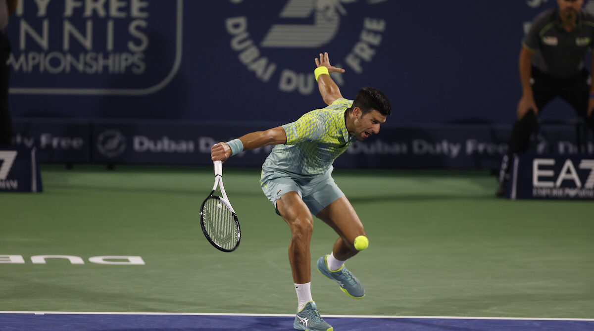 Novak Djokovic - Post Match Interview - R1 - Dubai Duty Free