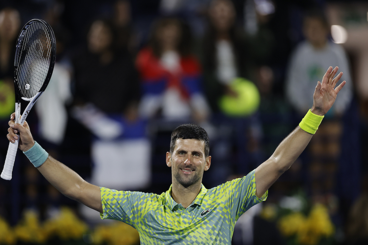 Dubai Tennis Championships 2023: Novak Djokovic hits practice