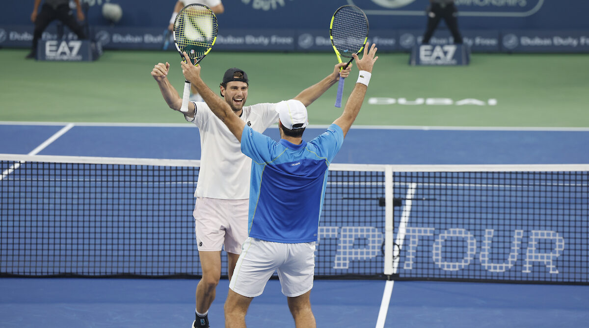 Dubai tennis: Maxime Cressy and Fabrice Martin claim men's doubles title