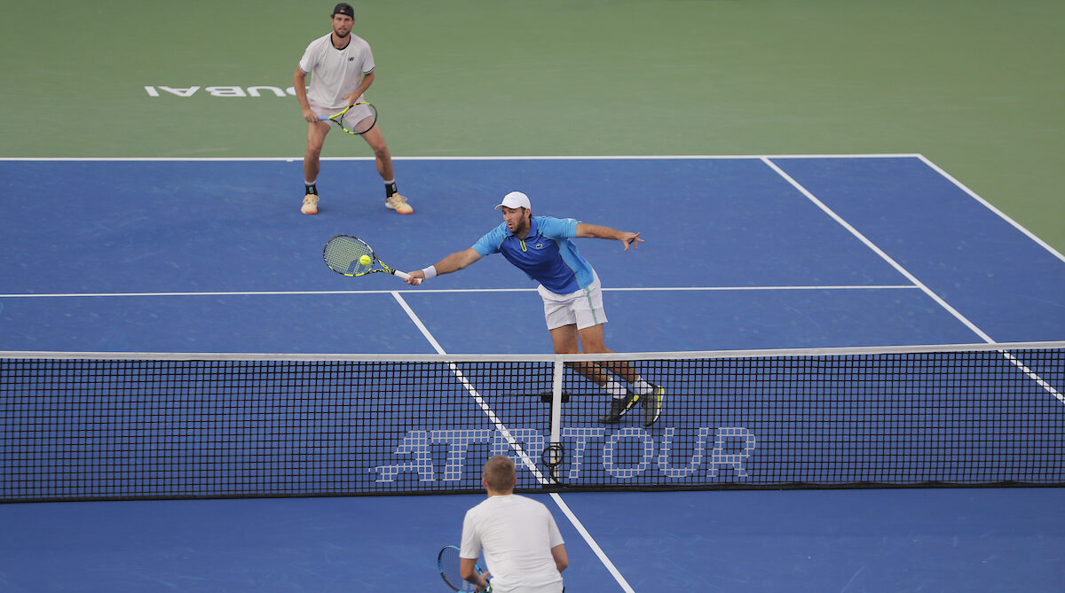 Watch Cressy/Martin match point, Mens doubles final, 2023 Dubai Duty Free Tennis Championships