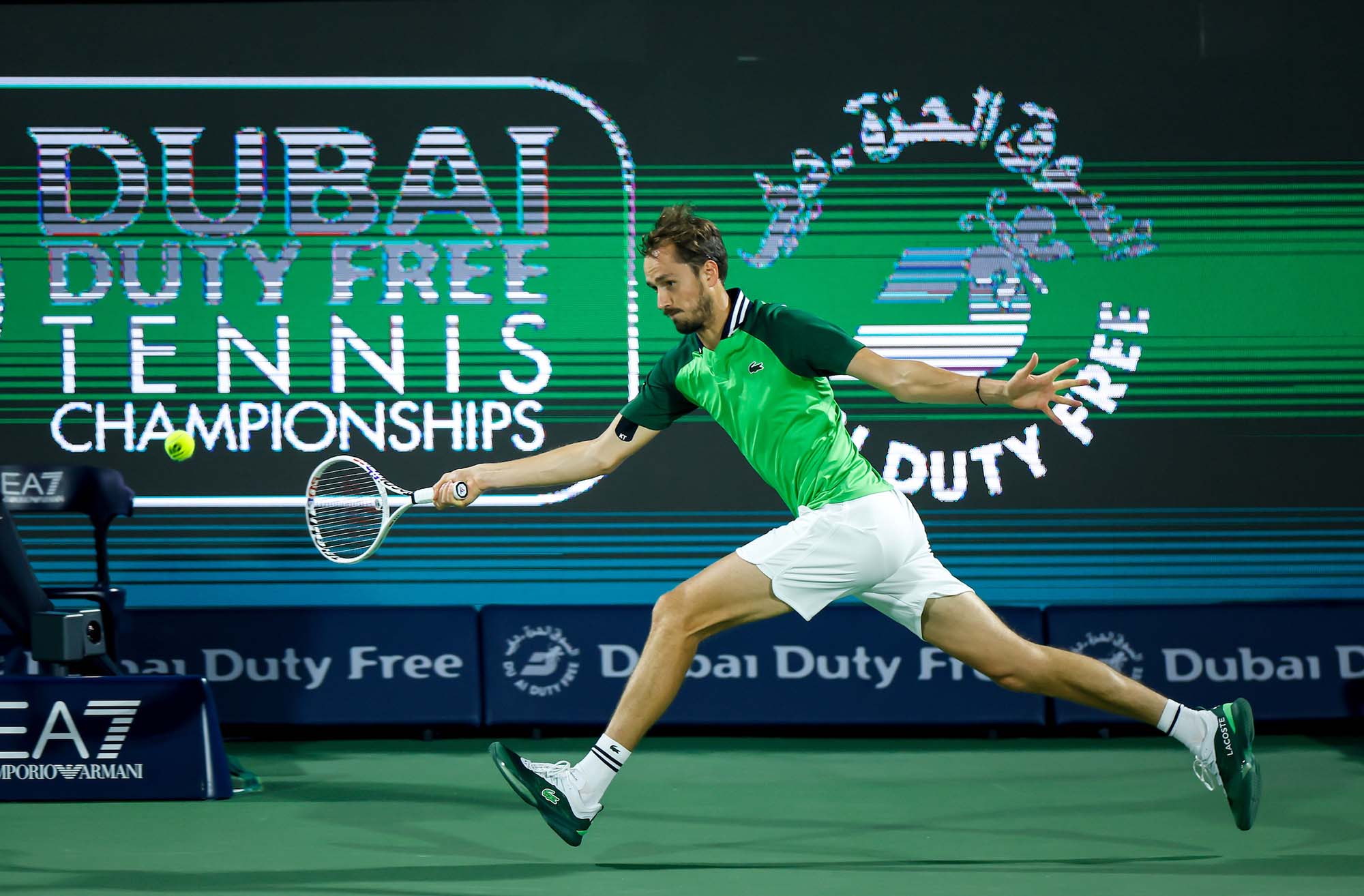 Highlights Medvedev vs. Shevchenko R1 2024 Dubai Duty Free Tennis