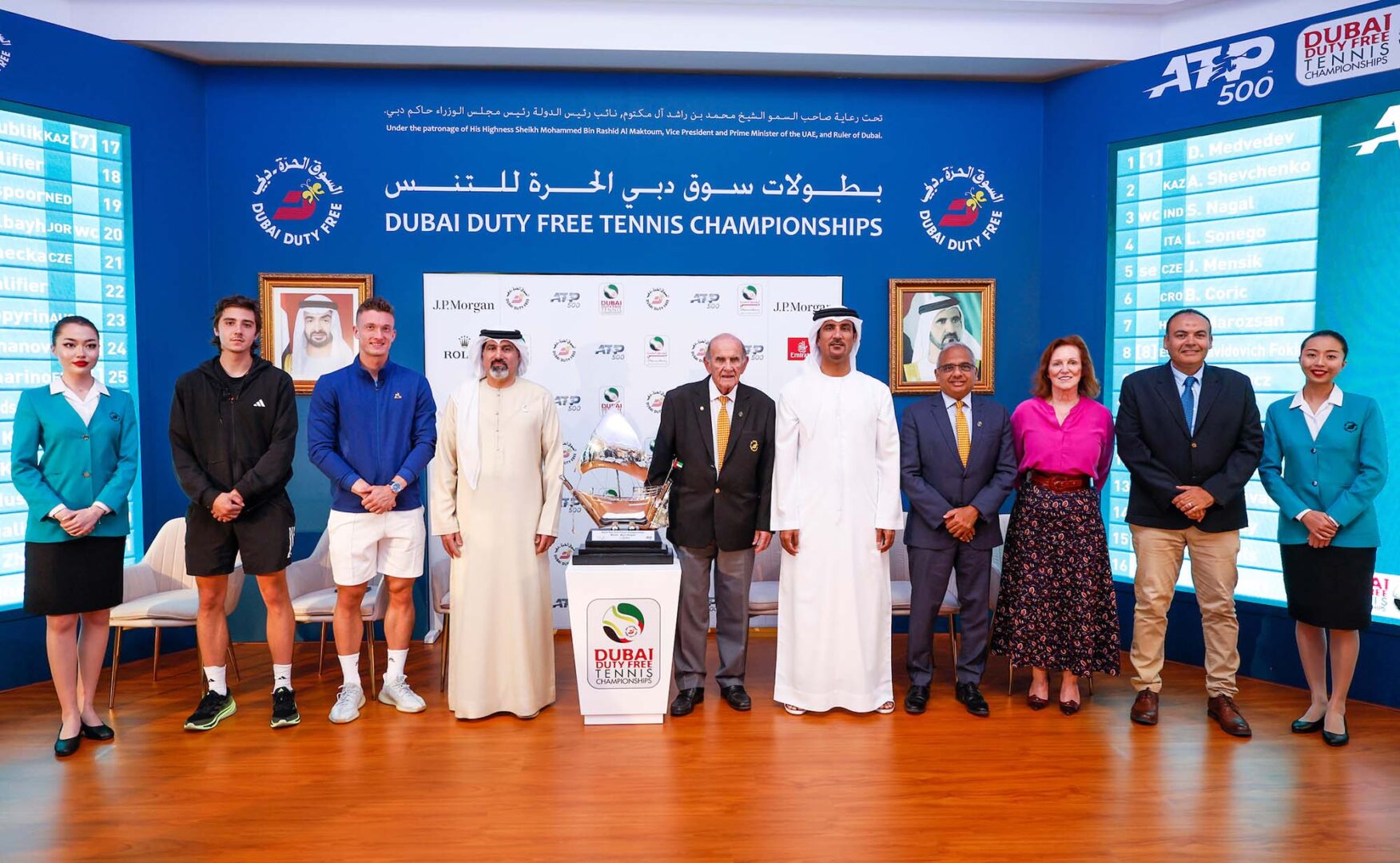 ATP 500 draw adds excitement and intrigue to 2024 Dubai Duty Free