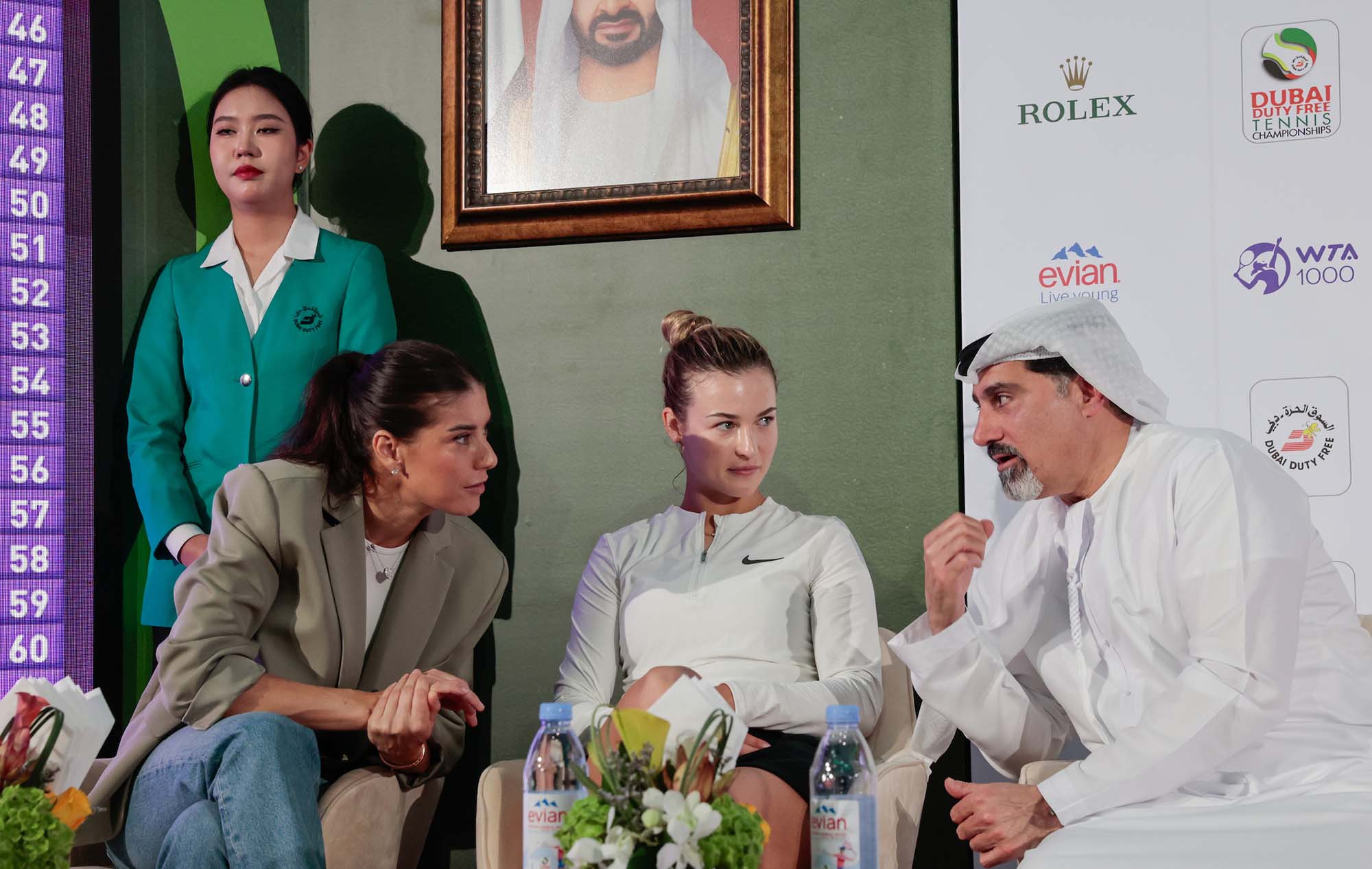 Photos Women's Draw Ceremony at the 2025 Dubai Duty Free Tennis