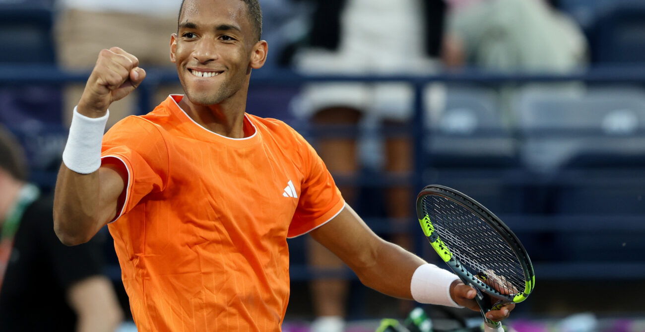 Felix Auger-Aliassime in Dubai