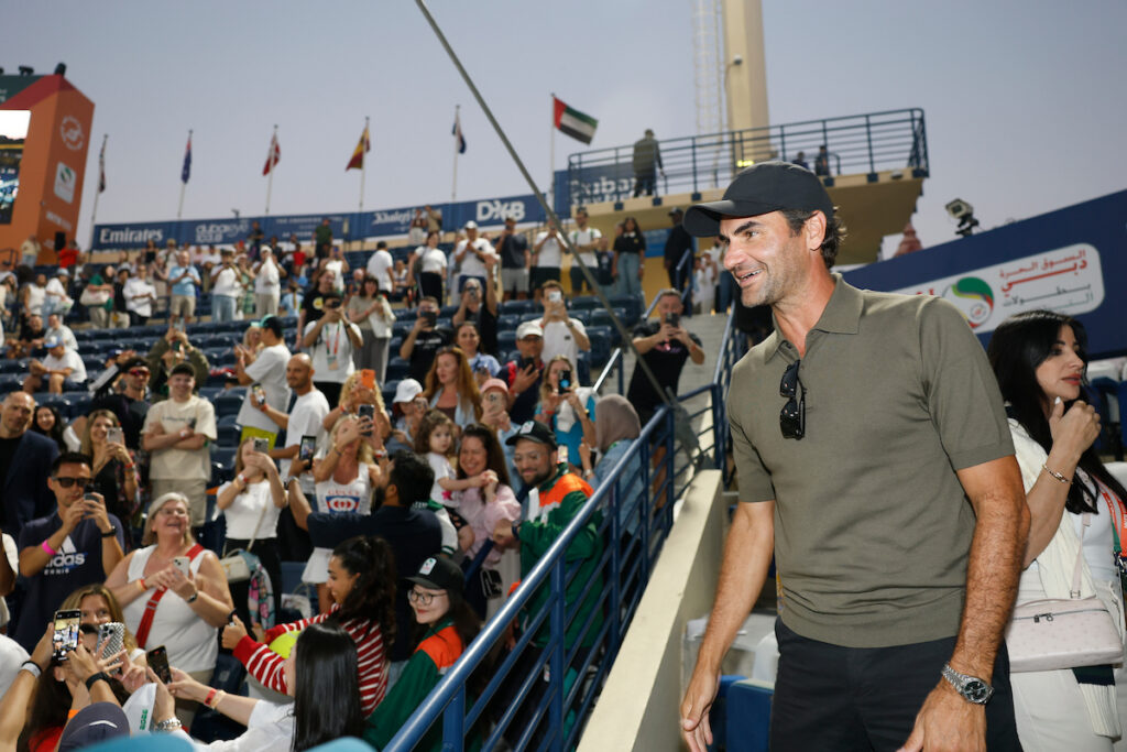 ATP Dubai Duty Free Tennis Championships.ATP Dubai Tennis Championships 2026. Roger Federer