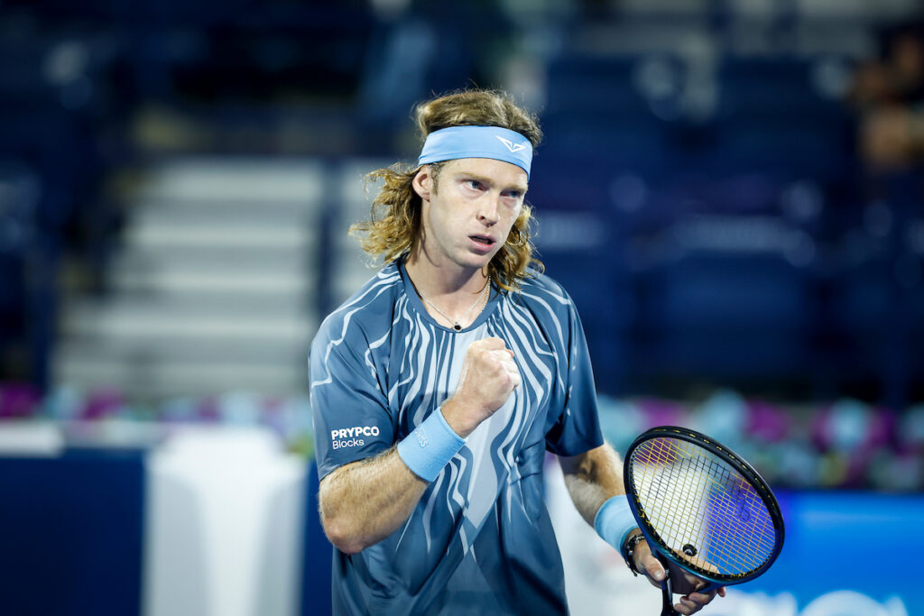 ATP Dubai Duty Free Tennis Championships.ATP Dubai Tennis Championships 2026. Andrey Rublev