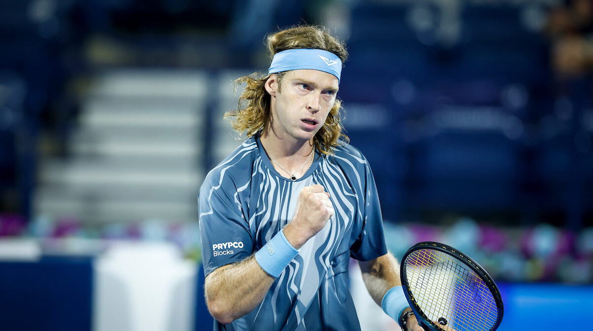 ATP Dubai Duty Free Tennis Championships.ATP Dubai Tennis Championships 2026. Andrey Rublev