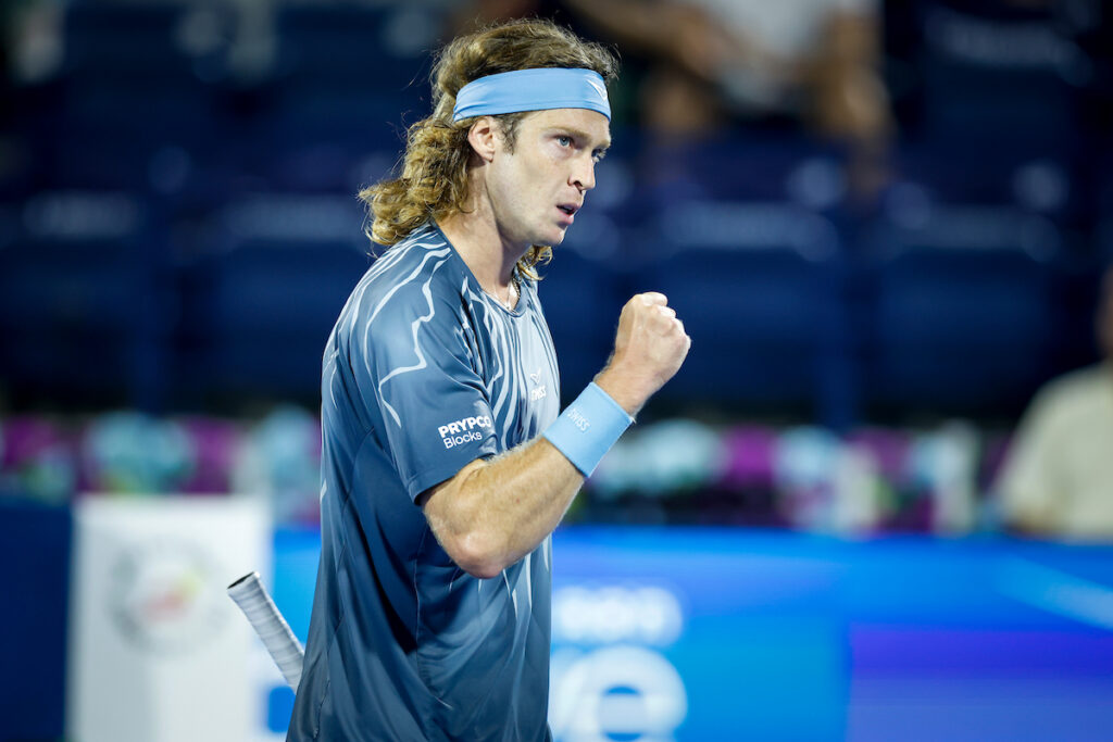 ATP Dubai Duty Free Tennis Championships.ATP Dubai Tennis Championships 2026. Andrey Rublev