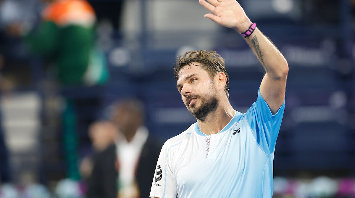 ATP Dubai Duty Free Tennis Championships.ATP Dubai Tennis Championships 2026. STAN WAWRINKA