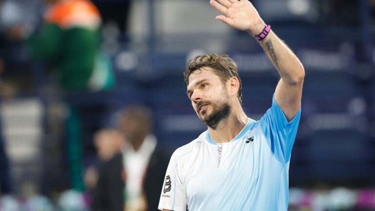 ATP Dubai Duty Free Tennis Championships.ATP Dubai Tennis Championships 2026. STAN WAWRINKA