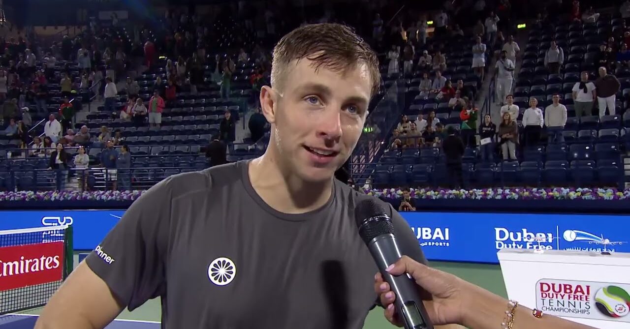 ATP player during an interview